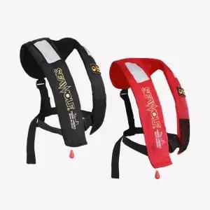 SEAWOLF 씨울프 팽창형 구명조끼 포켓장착 자동팽창식 KOMSA 인증 선박안전검사용 SW-7F03