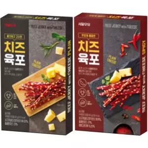 서울우유 치즈육포 2종 60g [플레인/매콤한맛] 택일