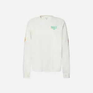 [록시][록시] OCEAN FLOWER 루즈핏 긴팔 래쉬가드 라이트옐로우(RG21RS504COC)
