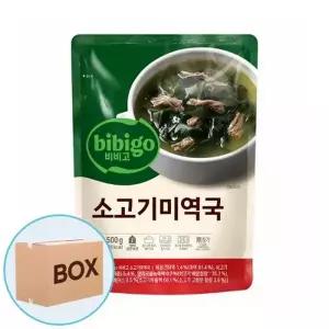 [텐바이텐]CJ 비비고 소고기미역국 500g 18입 (박스)