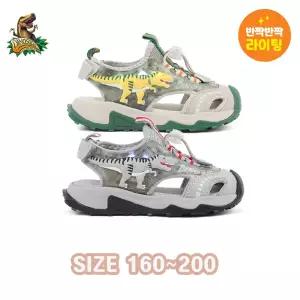 [롯데백화점]토박스 다이노솔즈 스컬 본 LED 샌들 키즈 DNYCG1TSSB11