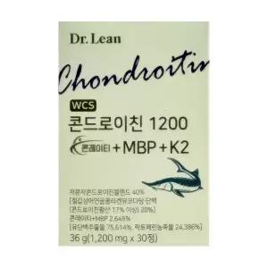 닥터린 콘드로이친 1200 콘레이티+ MBP+K2 1200mg x 30정 x 1박스 -AO-