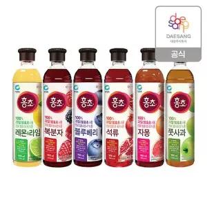 [청정원] 홍초 900ml 6종 3개 골라담기[35971744]