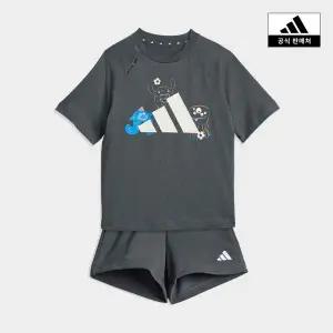 [아디다스키즈](천안아산점)[adidas kids] (A085-A100) 타이론스터 티셔츠 세트 (KE0753)