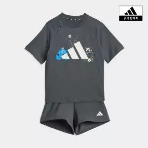 [아디다스키즈](대전신세계)[adidas kids] (A085-A100) 타이론스터 티셔츠 세트 (KE0753)