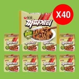 [동서식품] 농심 올리브 짜파게티 140g X 40개