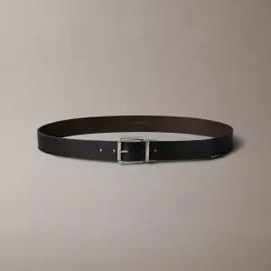 캘빈클라인 CALVIN KLEIN 진 CK ACC 클래식 라운드 캐주얼 롤러 버클 벨트 35mm 4D7103G V8L - 블랙
