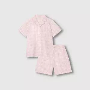 JAJU 26S/S 여 시어서커 5부 파자마 세트 J2162010751370427