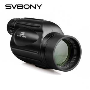 Svbony 망원경 SV49 단안 강력한 전문 여행 및 사냥을위한 방수 캠핑 장비