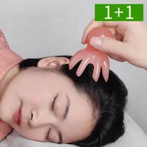 2개세트 문어괄사 마사지기 목 두피 얼굴 지압