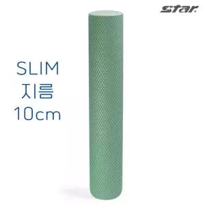 스타 EVA 슬림 폼롤러 지름10cm 길이60cm 민트 요가 스트레칭