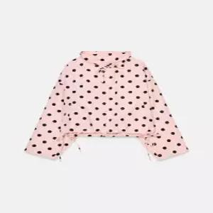 6634 ZARA 자라 여자 숏재킷 땡땡이 홀더넥자켓 5247730