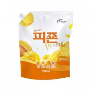 피죤 섬유유연제 옐로미사 리필 2100ml