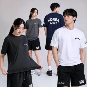 로카 냉감 데일리 남여공용 티셔츠 반바지 Roka 군인 반팔티 반바지 4컬러