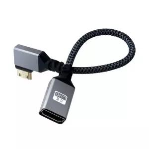4K HDMI 변환케이블 60Hz 20cm 꺾임형 젠더 고화질 영상