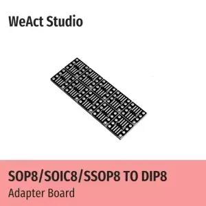WeAct 10PCS SOP8 SOIC8 SSOP8-DIP8 전송 보드 핀 피치 어댑터