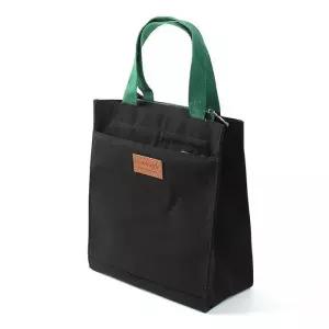 리빙 가방 캔버스 (블랙그린) 토트백(25x28.5cm) 천가방
