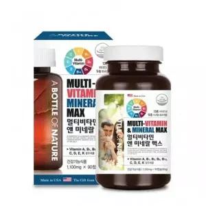 [셀러허브][어바틀] 어바틀 멀티비타민 앤 미네랄 맥스1100mgx90정 학교 기관 단체 (S44011703)