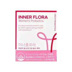 뉴오리진 이너플로라 UREX 프로바이오틱스 170mg x 60캡슐 1개