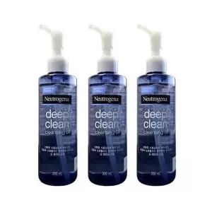 [셀러허브]뉴트로지나 딥클린 클렌징오일 200ml 3개 (S51293308)