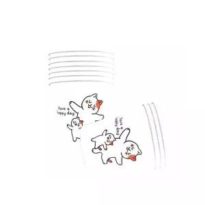 [셀러허브]페이퍼맥스 고양이 종이컵 2000개 (S46613596)