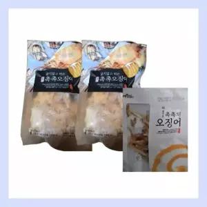 어부예찬 촉촉오징어 왕특대 4미(2미X2봉)+오징어채 1봉(50gX1) 국내산