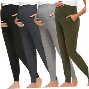 임부용편한바지 임산부 루즈핏 배보호 조거팬츠 (S-XL) 204455