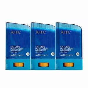 AHC 내추럴 퍼펙션 더블 쉴드 선스틱 (파랑색) 22g (SPF50+) 3개 x2SET(LC)