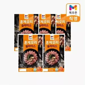 목우촌 훈제오리 슬라이스 200g, 5개