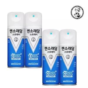 멘소래담 스프레이 에스 쿨타입 파스 180ml x 4개