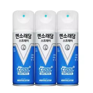 멘소래담 스프레이 에스 쿨타입 파스 180ml x 3개