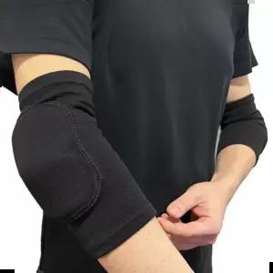 헬스팔꿈치보호대 쿠션 팔꿈치 보호대 블랙 2P LMCF-0167