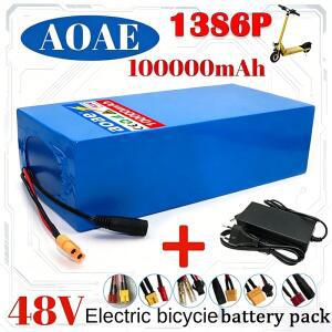18650  48V 100Ah 13s6p 리튬 배터리 팩 48v 100000mAh 2000W Citycoco 전동 스쿠터 내장형 50A BMS