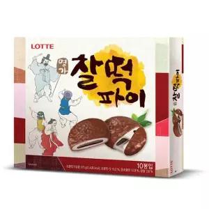 [그로미스]롯데 명가 찰떡파이 350g 4개 (28436977)