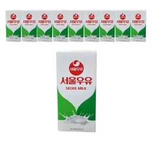[셀러허브]서울우유 흰우유 팩 우유 1000ml x 10입 (S47335125)