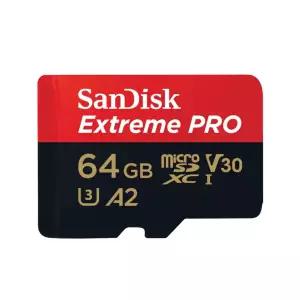[샌디스크]정품 Extreme Pro Micro SD 메모리 카드 64GB QXCU UHS-I U3 A2 V30