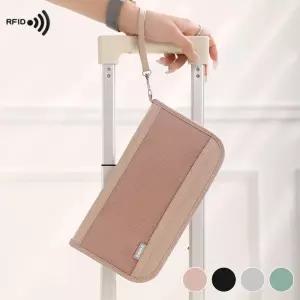 RFID 차단 도난 방지 다용도 수납 해외여행 여권 지갑