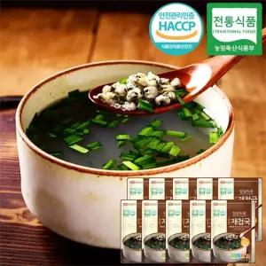 [정성드리] 경남 하동 재첩국 500gx10팩