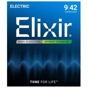 [스쿨뮤직]Elixir OPTIWEB 일렉기타줄 (009-042)