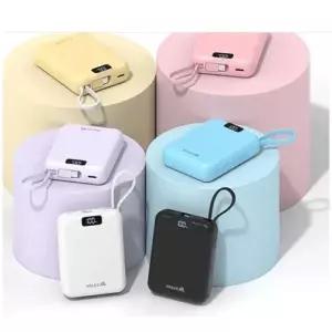 보조배터리 PD22.5W 컬러 미니 고속 케이블일체형 밸류엠 *10000mAh* [폰이소]