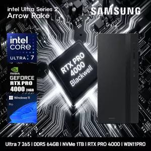 삼성 데스크탑 울트라7 RTX PRO4000 컴퓨터 DM500THZ-Z7ADT-RTX PRO4000 11PRO Ultra7-265 64GB SSD1TB