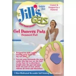 Dr. Jills 더블 두꺼운 젤 댄서 왼발 패드 *2개 세트*