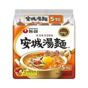 봉지라면 농심 안성탕면 125g 40개