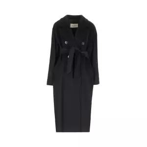 26FW  여성 MADAME 마담 아이콘 더블 코트 블랙 MADAME 003