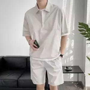남성 여름 츄리닝 아노락 반팔 반바지 상하의 티셔츠