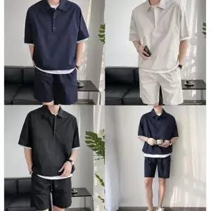 남성 여름 트레이닝복 아노락 반팔 반바지 상하의