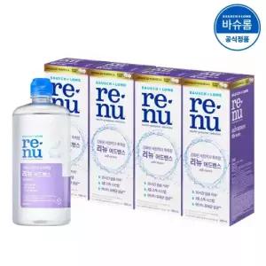 [] 바슈롬 리뉴 어드밴스 렌즈세척액 500ml x4개