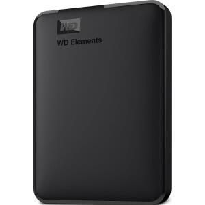 WD 2TB ELEMENTS 휴대용 외장 하드 드라이브 (WINDOWS용 PC 및 MAC용 USB 3.2 GEN 1 / 3.0) 플러그 앤 플레이 지원 - WDBU6Y0020BBK-WESN | WDBU6Y0020BBK-WESN PC용 3.0