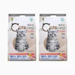 캐츠랑 비타플러스 전연령 고양이 사료 5kg x 2개 745979