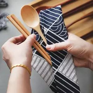 휴대용 수저 파우치 필통 수저집 케이스 수저함 포장 커버 숟가락집 수저통 천수저집
